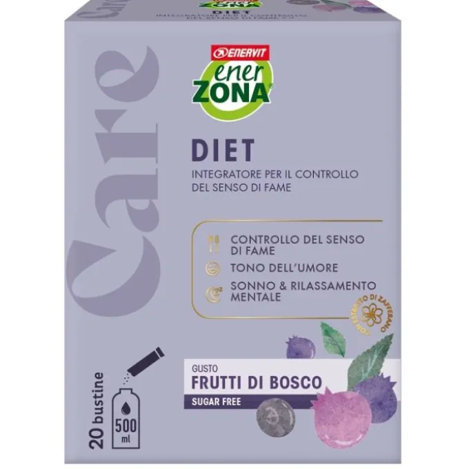 Enerzona Care Diet Frutti Di Bosco 20 Bustine Controllo Della Fame E Del Metabolismo