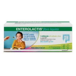 Enterolactis Fibra Liquida 12 Flaconcini X 10 Ml Fermenti Lattici
