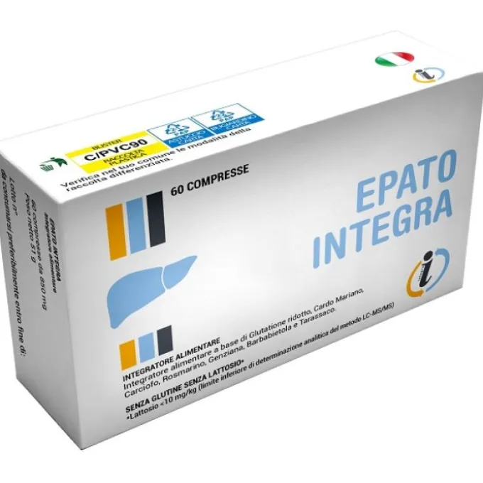 Epato Integra 60 Compresse - Integratore Alimentare Regolarita E Depurazione