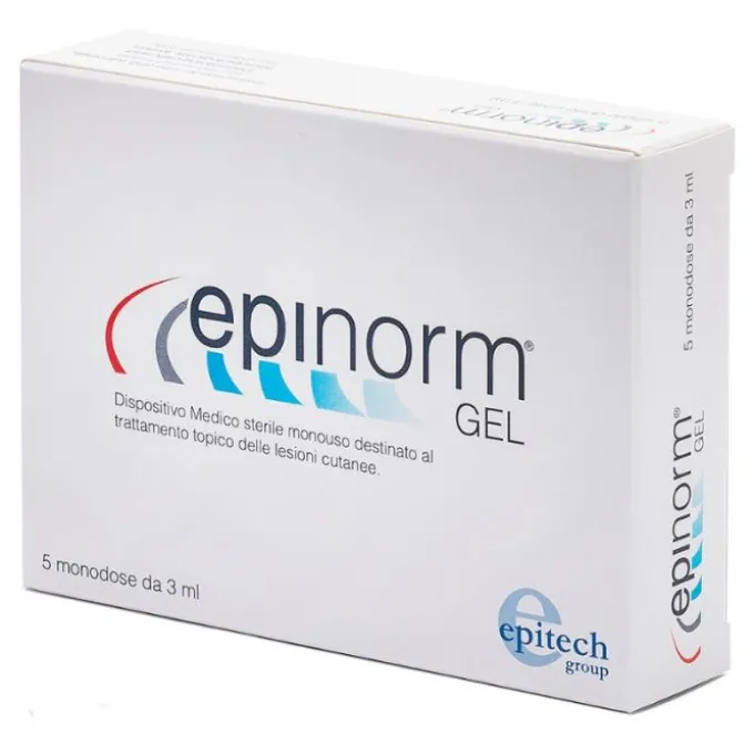 Epitech Epinorm Gel Lesioni Cutanee 5 Monodose 3 Ml Cicatrizzanti
