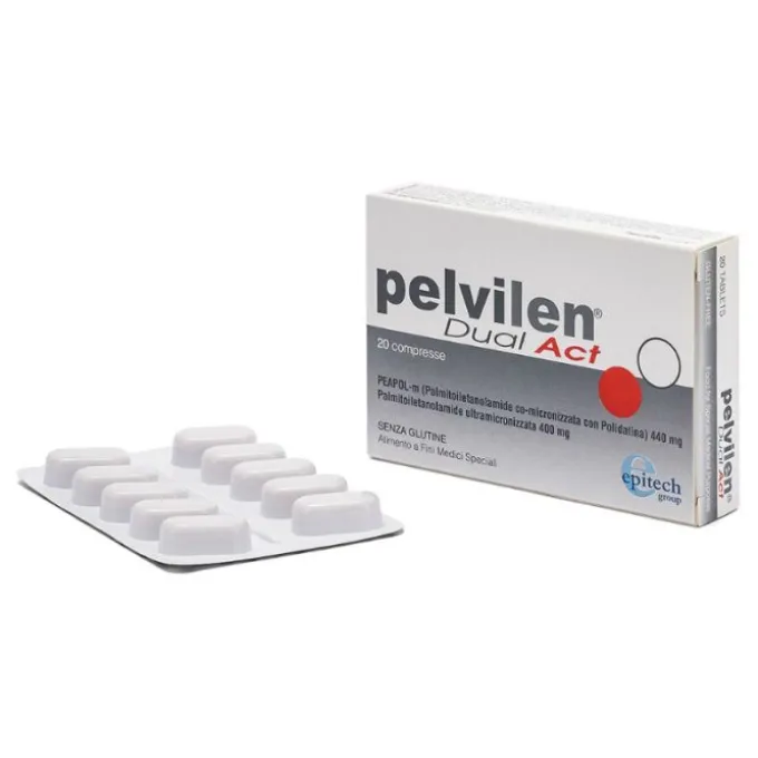Epitech Pelvilen Dual Act Integratore Dolore Pelvico 20 Compresse Salute Intima Donna
