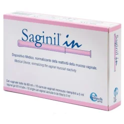 Epitech Saginil In Cannule Vaginali Trattamento Normalizzante Tubo 60 G + 10 Cannule