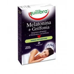 Equilibra Melatonina + Griffonia Integratore Rilassante 60 Compresse