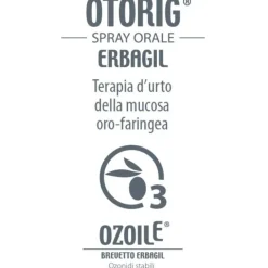 Erbagil Otorig Spray Orale 20 Ml Disinfettanti Bocca E Gola Spray