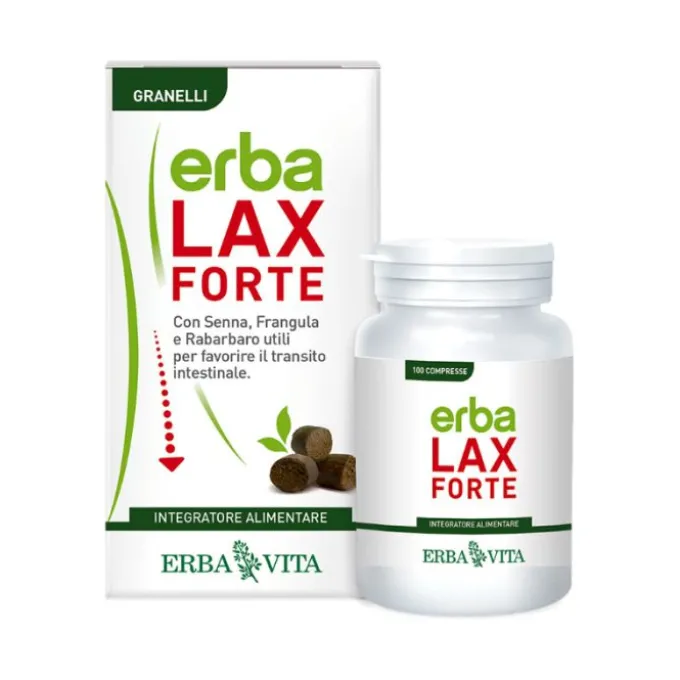 Erba Vita Erbalax Forte Granelli Integratore Transito Intestinale 30 G Lassativi Azione Delicata