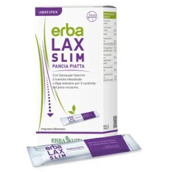 Erba Vita Erbalax Slim Pancia Piatta Integratore Dimagrante 12 Stick Lassativi Azione Delicata