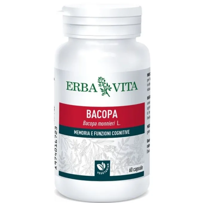 Erba Vita Group Bacopa 60 Capsule Memoria E Concentrazione
