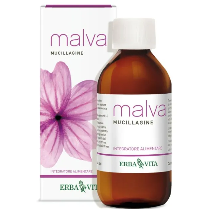 Erba Vita Malva Mucillagine Integratore Intestino 200 Ml