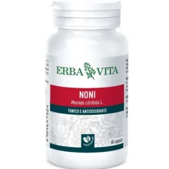 Erba Vita Noni Integratore Tonico Antiossidante 60 Capsule 500 Mg Salute Della Pelle Ed Anti-Invecch