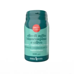 Erba Vita Olio Di Aglio E Biancospino Integratore Apparato Cardiovascolare 100 Perle