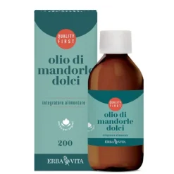 Erba Vita Olio Di Mandorle Dolci Emolliente Lassativo 200 Ml