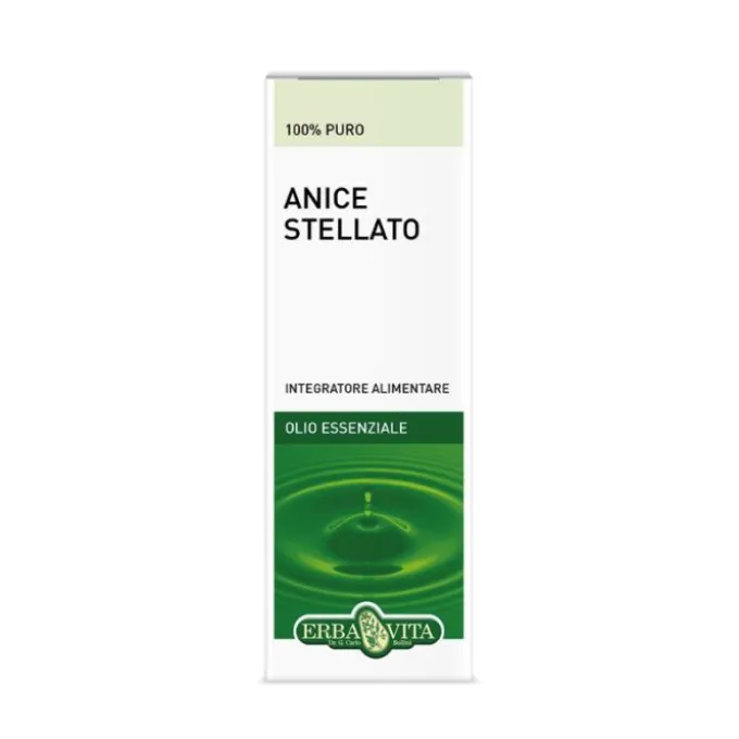 Erba Vita Olio Essenziale Anice Integratore Fluidificante 10 Ml