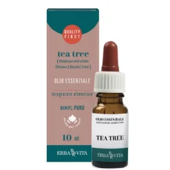 Erba Vita Olio Essenziale Tea Tree Integratore Benessere Vie Respiratorie 10 Ml