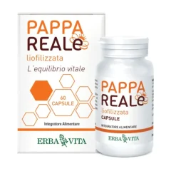 Erba Vita Pappa Reale Liofilizzata Integratore Energetico 60 Capsule Ricostituenti