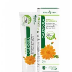 Erba Vita Pomata Eudermica Calendula Idratante Viso E Corpo 50 Ml Idratazione Pelle Normale
