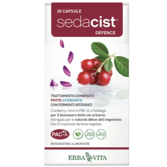 Erba Vita Sedacist Defence Integratore Vie Urinarie 15+15 Capsule