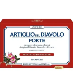 Erboristeria Magentina Artiglio Del Diavolo Forte 60 Capsule Salute Delle Articolazioni