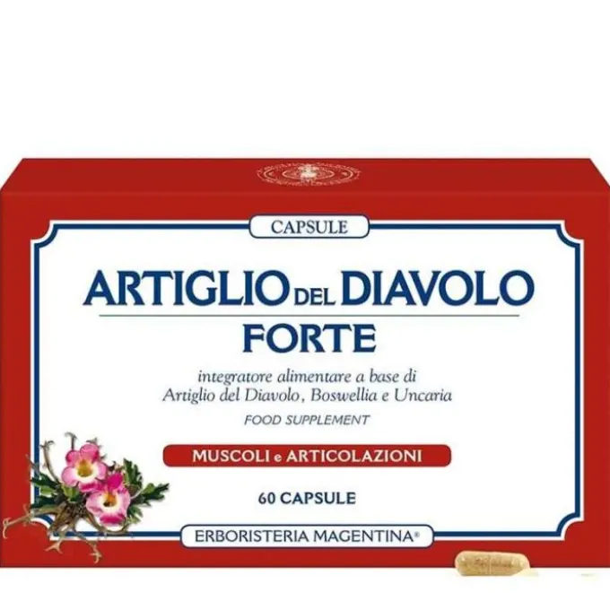 Erboristeria Magentina Artiglio Del Diavolo Forte 60 Capsule Salute Delle Articolazioni