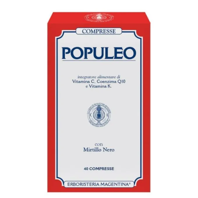 Erboristeria Magentina Populeo Integratore Emorroidi 40 Tavolette Integratori Venotonici