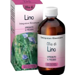Erboristeria Magentina Srl Lino Olio 250Ml Idratazione Pelle Normale
