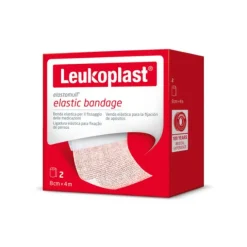 Essity Italy Spa Leukoplast Elastomull - Benda Elastica 8Cm X 4M 2 Pezzi