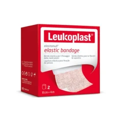 Essity Italy Spa Leukoplast Elastomull - Benda Elastica 8Cm X 4M 2 Pezzi