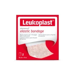 Essity Italy Spa Leukoplast Elastomull - Benda Elastica 8Cm X 4M 2 Pezzi