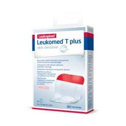 Essity Italy Spa Leukoplast Leukomed T Plus Skin Sensitive - Medicazione Adesiva Trasparente Post Operatoria 5 X 7,2Cm 5 Pezzi
