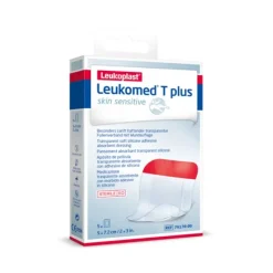 Essity Italy Spa Leukoplast Leukomed T Plus Skin Sensitive - Medicazione Adesiva Trasparente Post Operatoria 5 X 7,2Cm 5 Pezzi