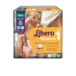 Essity Italy Spa Libero Newborn Pannolini Misura 1 (2-5 Kg) 24 Pezzi
