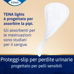 Essity Lights By Tena Discreto Proteggi Slip 28 Pezzi Incontinenza Leggera