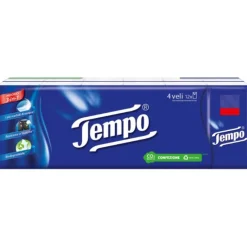 Essity Sca Hygiene Tempo Fazzoletti 12 Pacchetti 9 Pezzi