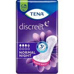 Essity Tena Assorbente Tena Discreet Normal Night 10 Pezzi Incontinenza Leggera