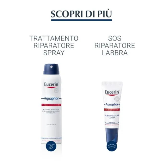 Eucerin Aquaphor Trattamento Riparatore Pelli Danneggiate 220 Ml Idratazione Pelle Secca