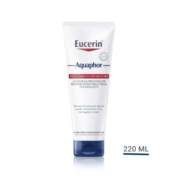 Eucerin Aquaphor Trattamento Riparatore Pelli Danneggiate 220 Ml Idratazione Pelle Secca