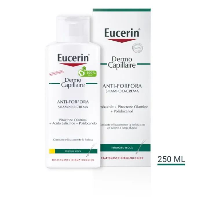 Eucerin Dermocapillaire Shampoo Crema Antiforfora Secca 250 Ml