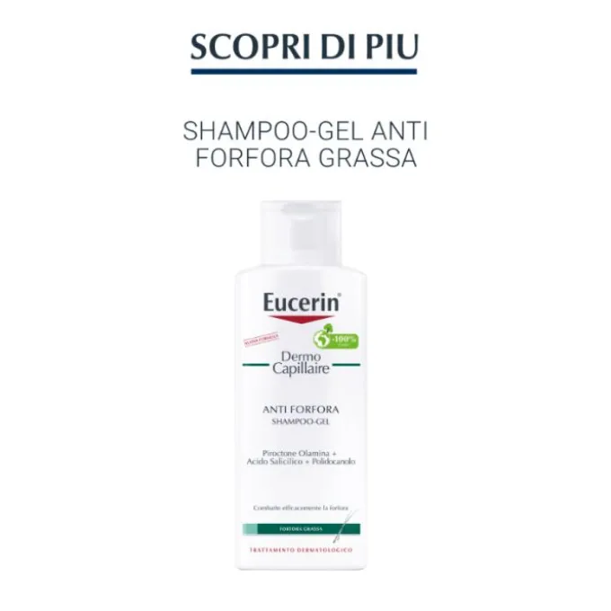 Eucerin Dermocapillaire Shampoo Crema Antiforfora Secca 250 Ml