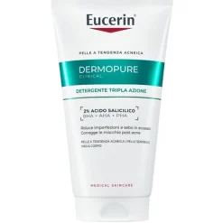 Eucerin Dermopure Clinical Detergente Tripla Azione 150 Ml - Cosmetico Detergenti Viso Pelle Grassa