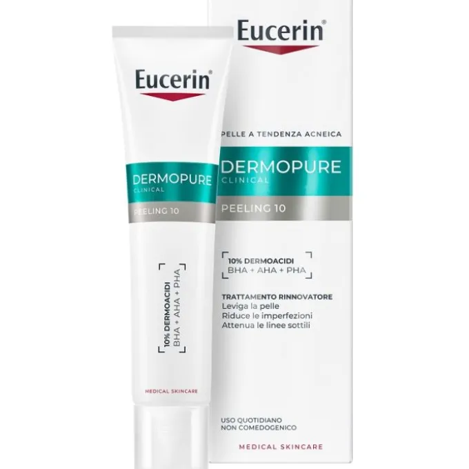 EUCERIN DERMOPURE CLINICAL PEELING TRATTAMENTO RINNOVATORE PELLE GRASSA A TENDENZA ACNEICA 40ML