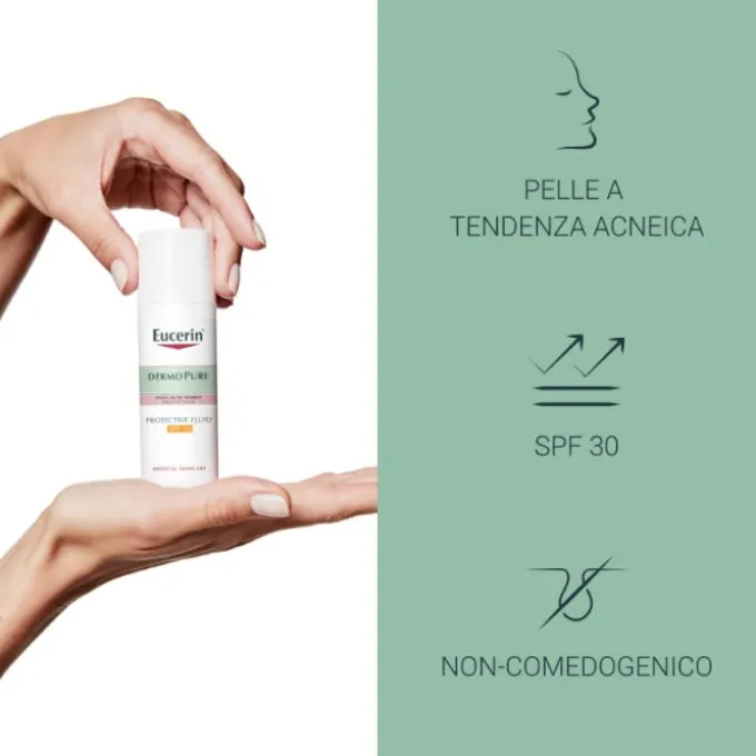 Eucerin Dermopurifyer Fluido Protettivo Spf30 Oil Control 50 Ml
