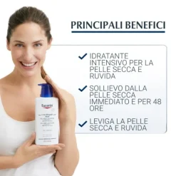 Eucerin Urearepair Emulsione Idratante 5% 400Ml Idratazione Pelle Secca
