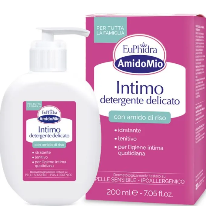 Euphidra Amidomio Detergente Intimo Delicato Ph 5 Pelli Sensibili 200 Ml