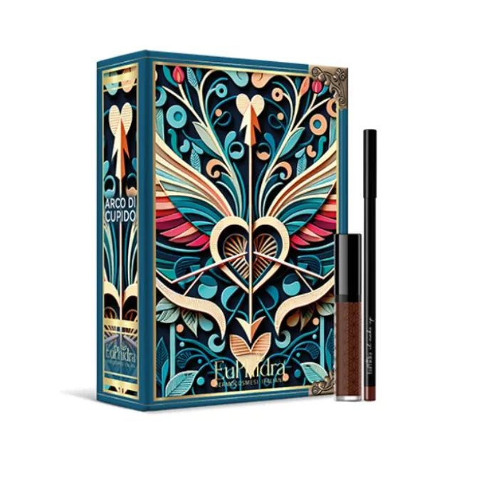 Euphidra Cofanetto Arco Di Cupido Matita Labbra 1,5 G + Rossetto Liquido 3 Ml