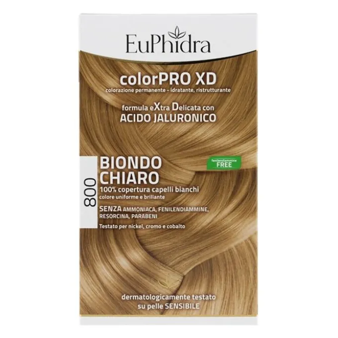 Euphidra Colorpro Xd 800 Biondo Chiaro Tintura Extra Delicata Tinte