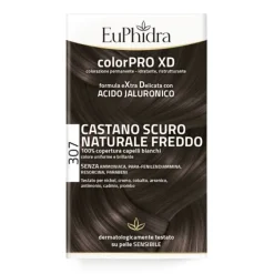 Euphidra Colorpro Xd 307 Castano Scuro Naturale Freddo Tintura Per Capelli