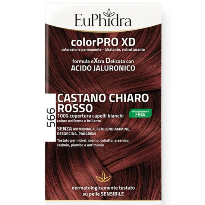 Euphidra Colorpro Xd566 Castano Chiaro Rosso Tinte