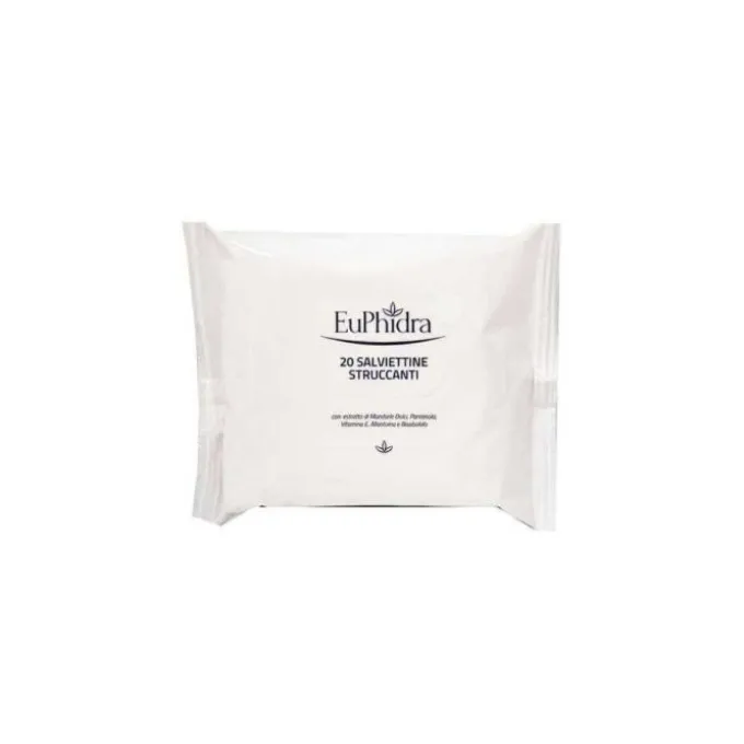Euphidra Salviettine Struccanti Delicate Viso Occhi 20 Pezzi Accessori Igiene, Cura E Depilazione