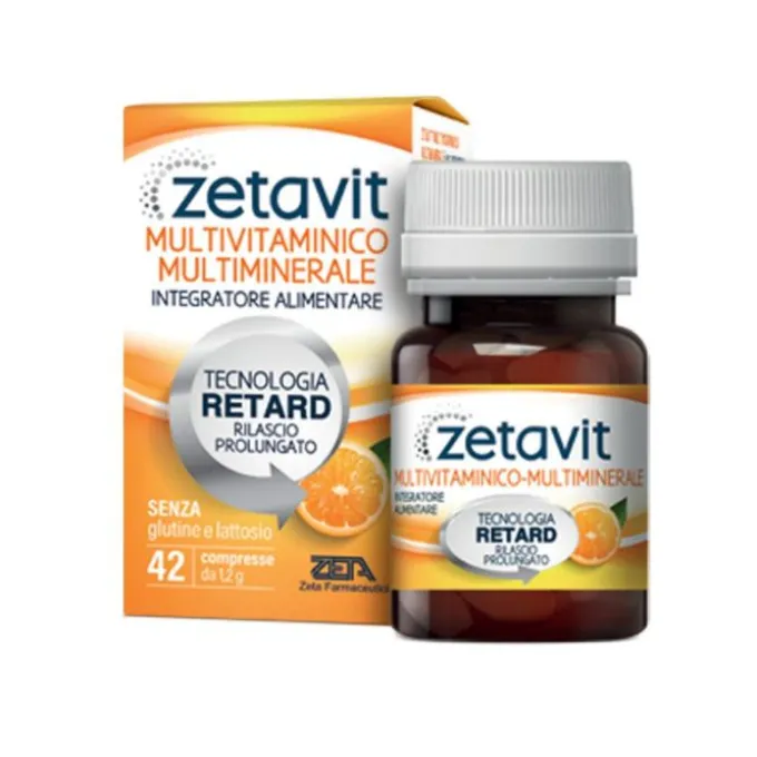 Euphidra Zetavit Multivitaminico E Multiminerale 42 Compresse Energia E Ricarica