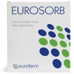 Eurosorb Medicazione Alginato 10 Pezzi 10 X 10 Cm