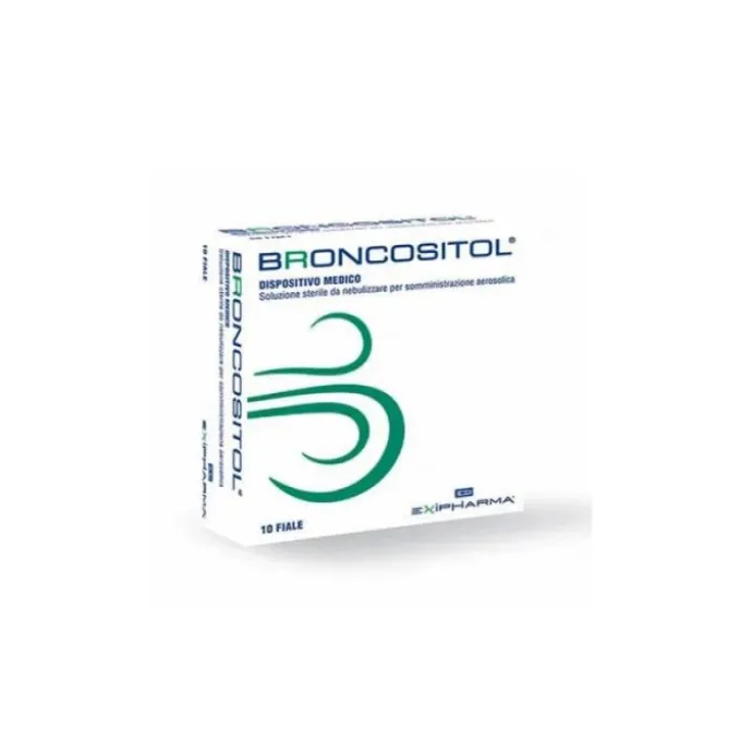 Exipharma Broncositol Soluzione Per Aerosol Per L'apparato Respiratorio 10 Fiale Da 3 Ml